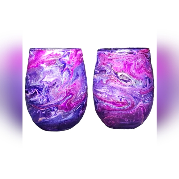 ((SOLD OUT)) Violeta/15oz Stemless Wine Set - Picture 5 of 5